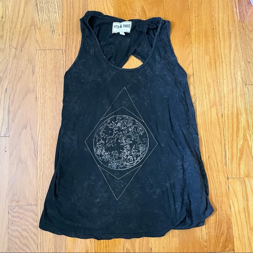 Urban Outfitters Graphic Astronomy Open Back Tank